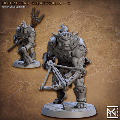 Greatgoblins - Tabletop  miniature - Fantasy - 32mm - D&D  Resin Miniature - Artisan Guild DnD