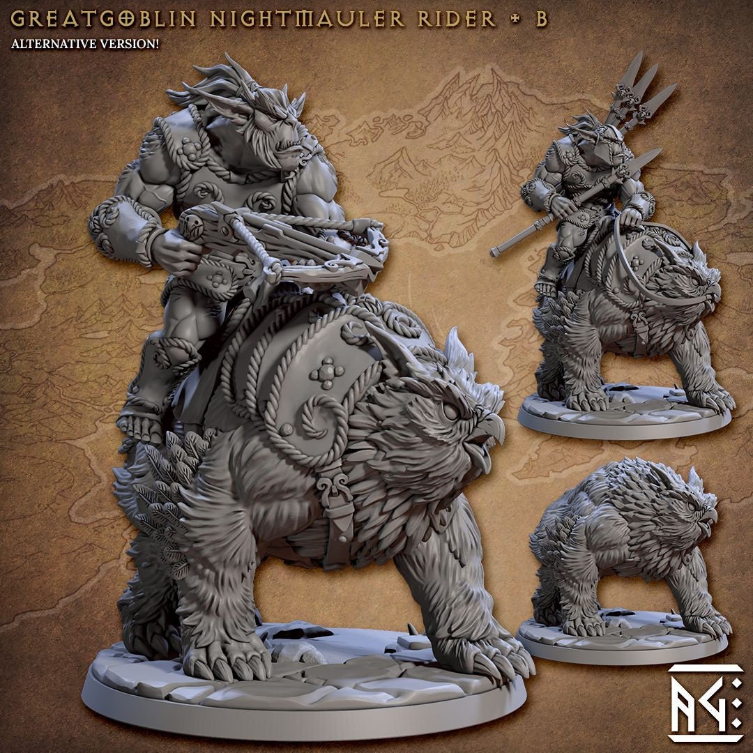 NightMauler - Tabletop  miniature - Fantasy - 32mm - D&D  Resin Miniature - Artisan Guild DnD
