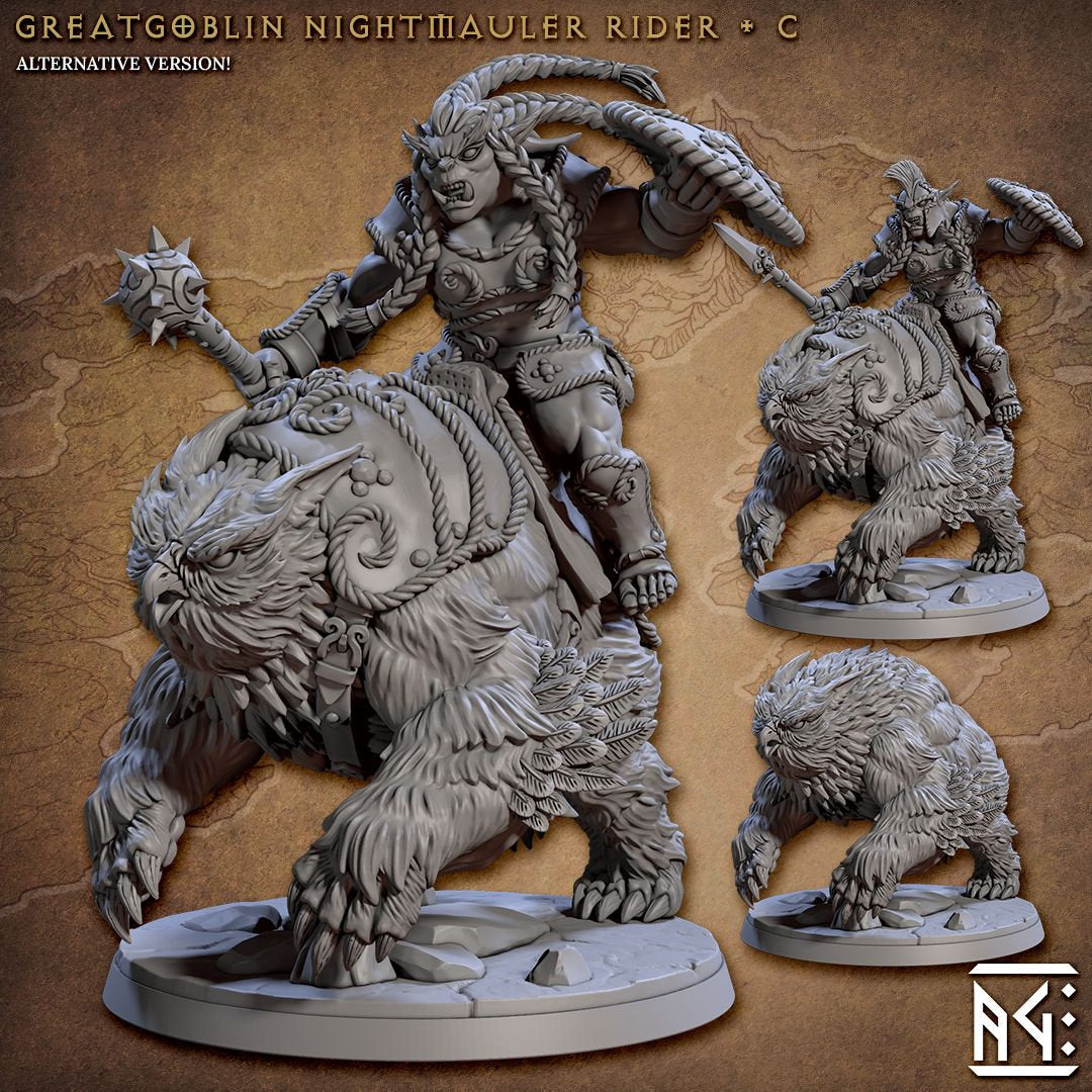 NightMauler - Tabletop  miniature - Fantasy - 32mm - D&D  Resin Miniature - Artisan Guild