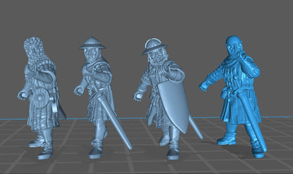 Pikemen - Resin Miniature - Tabletop miniature - Medieval Miniature - 28mm