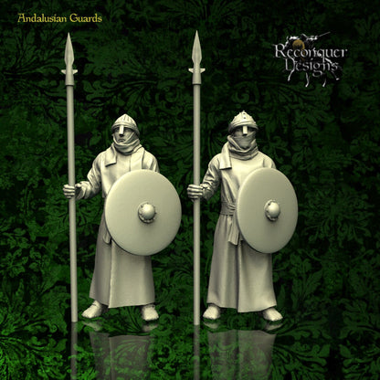 Andalusian Guards -  Resin Miniature - Tabletop  miniature - Medieval Miniature