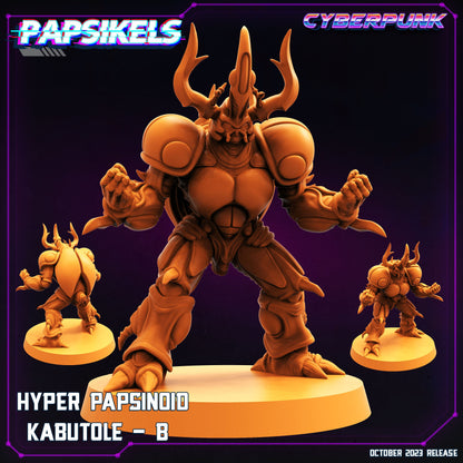 Hyper papsinoid Kabutole -  Resin Miniature - Tabletop  miniature - Fantasy Miniature - 32mm - D&D -  Sci-fi Miniature - Papsikel