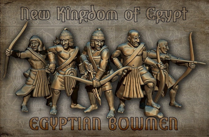 Egyptian Bowman - Resin Miniature - Tabletop miniature - Medieval Miniature