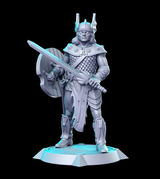 Caramon - 3D Printed Miniature - Fantasy Miniature -Tabletop  Miniature - resin miniature - D&D - RN Estudio