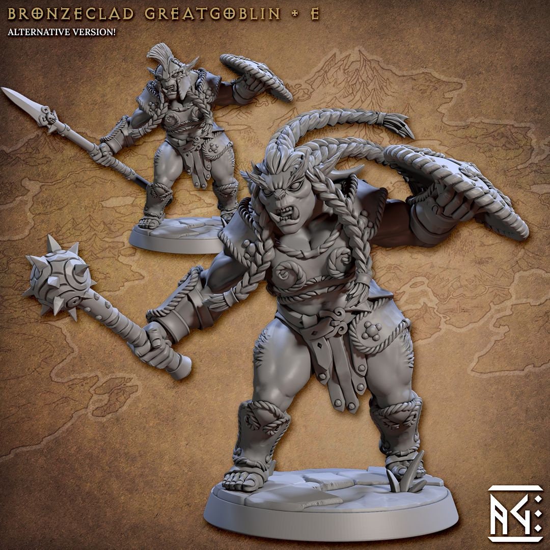 Greatgoblins - Tabletop miniature - Fantasy - 32mm - D&D Resin Miniature - Artisan Guild DnD
