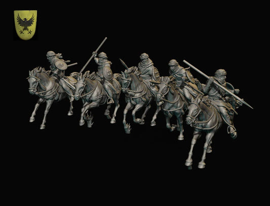 Berber Cavalry - Resin Miniature - Tabletop miniature - Medieval Miniature