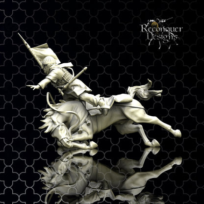 King Alfonso VI - Resin Miniature - Tabletop miniature - Medieval Miniature