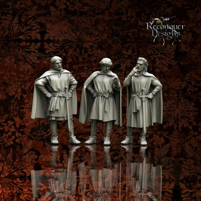 Christian Noble set - Resin Miniature - Tabletop miniature - Medieval Miniature