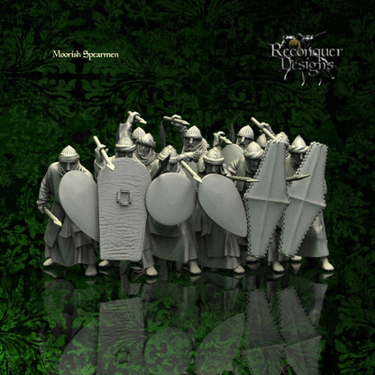Moorish Spearman - Resin Miniature - Tabletop miniature - Medieval Miniature