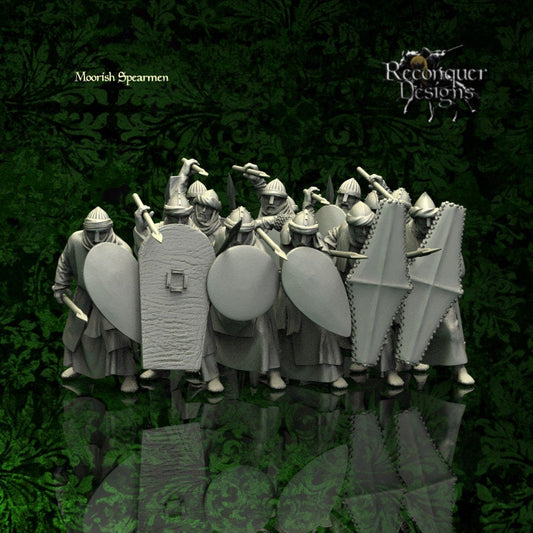 Moorish Spearman - Resin Miniature - Tabletop miniature - Medieval Miniature