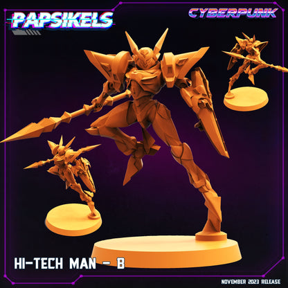 Tech Man - Resin Miniature - Tabletop miniature - Fantasy Miniature - 32mm - D&D - Sci-fi Miniature - Papsikel