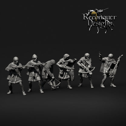 Crossbowman -  Resin Miniature - Tabletop  miniature - Medieval Miniature