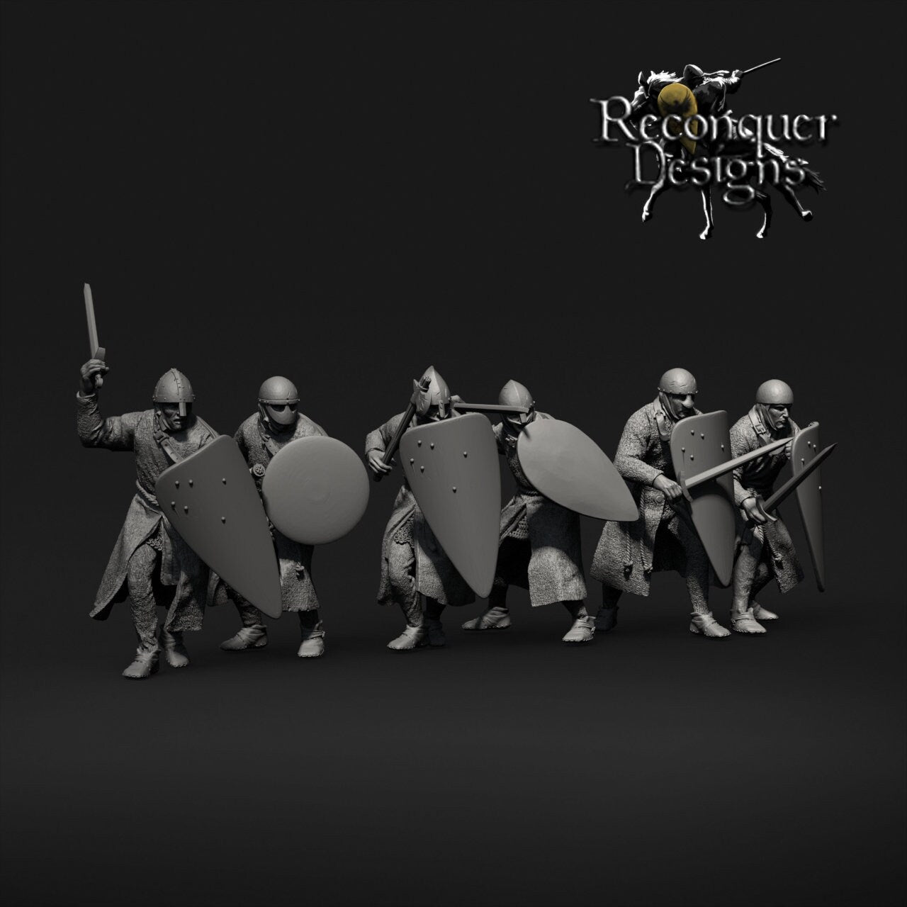 Sergeants - Resin Miniature - Tabletop miniature - Medieval Miniature