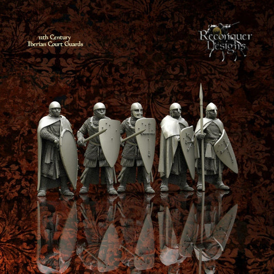 Iberian Court Guards - Resin Miniature - Tabletop miniature - Medieval Miniature