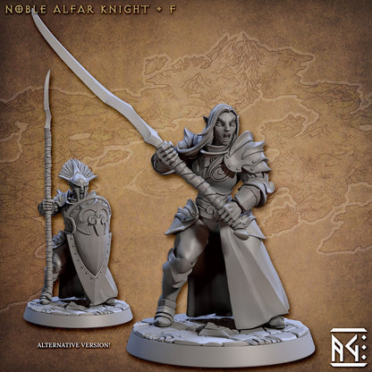 Knights - 3D Printed Miniature - Fantasy Miniature -Tabletop Miniature - Tabletop Miniature - D&D - Artisan Guild DnD