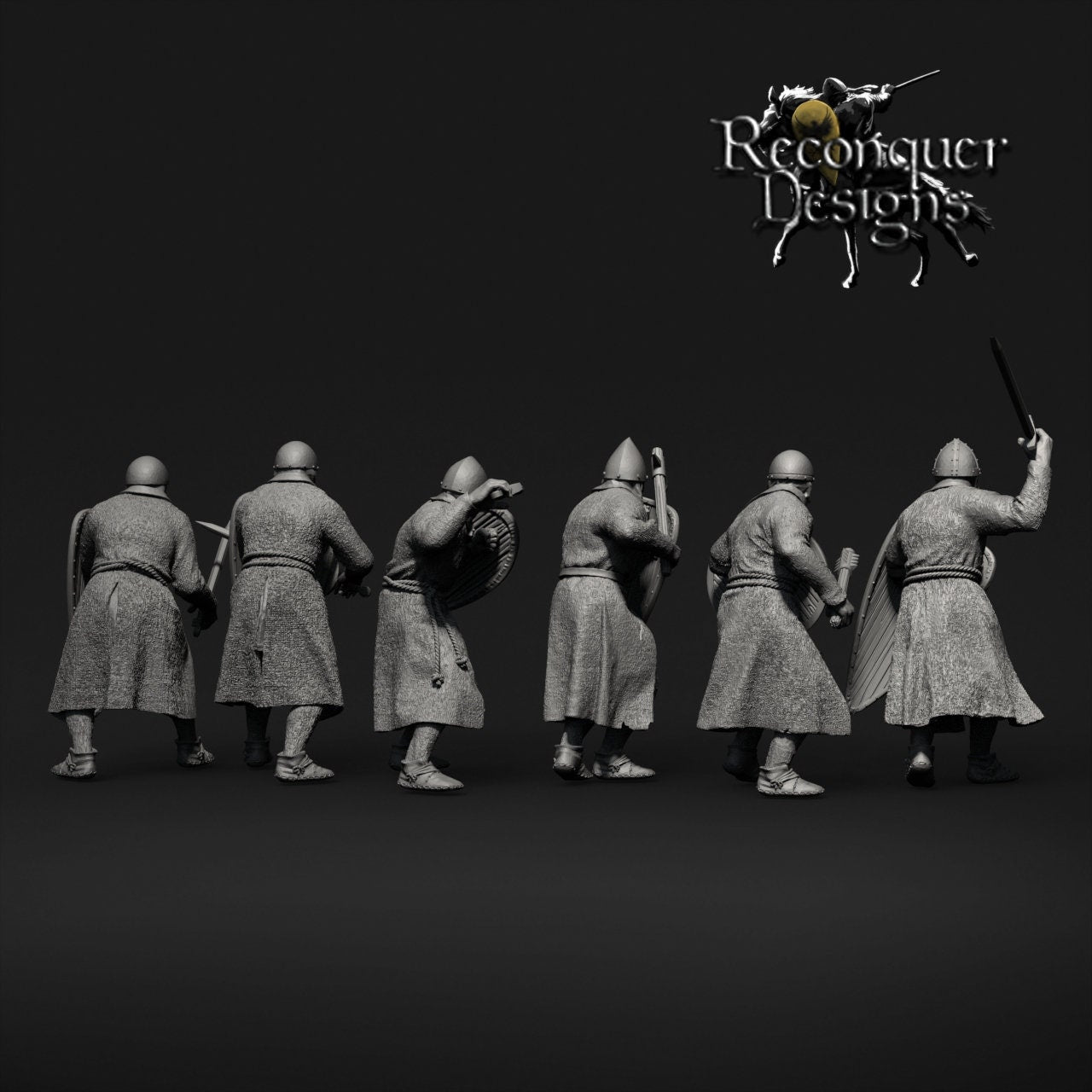 Sergeants - Resin Miniature - Tabletop miniature - Medieval Miniature