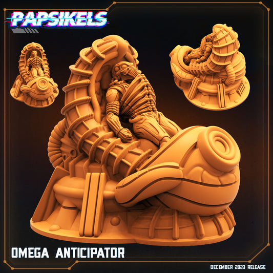 Omega anticipator - Resin Miniature - Tabletop miniature - Fantasy Miniature - 32mm - D&D - Sci-fi Miniature - Papsikel