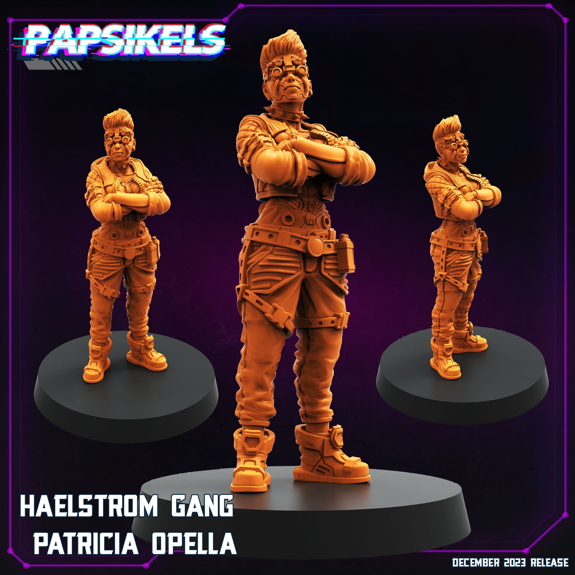 Haelstrom - Resin Miniature - Tabletop miniature - Fantasy Miniature - 32mm - D&D - Sci-fi Miniature - Papsikel