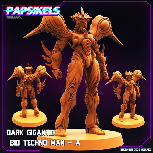 Bio Tech man - Resin Miniature - Tabletop miniature - Fantasy Miniature - 32mm - D&D - Sci-fi Miniature - Papsikel