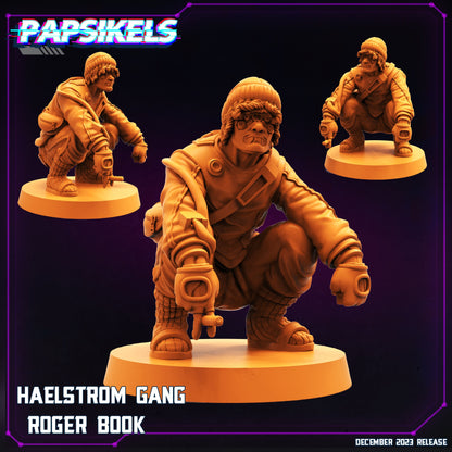 Haelstorm - 8 Variants - Resin Miniature - Tabletop miniature - Fantasy Miniature - 32mm - D&D - Sci-fi Miniature - Papsikel