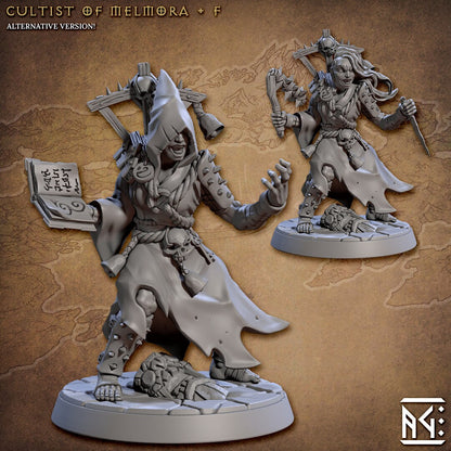 Cultist - 3D Printed Miniature - Fantasy Miniature -Tabletop  Miniature - Tabletop Miniature - D&D - Artisan Guild