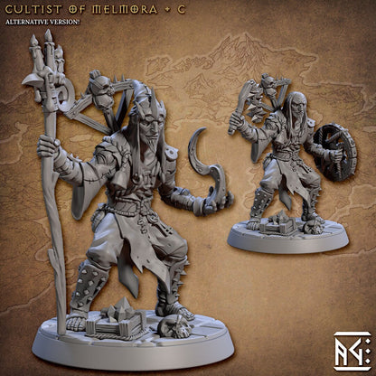 Cultist - 3D Printed Miniature - Fantasy Miniature -Tabletop  Miniature - Tabletop Miniature - D&D - Artisan Guild