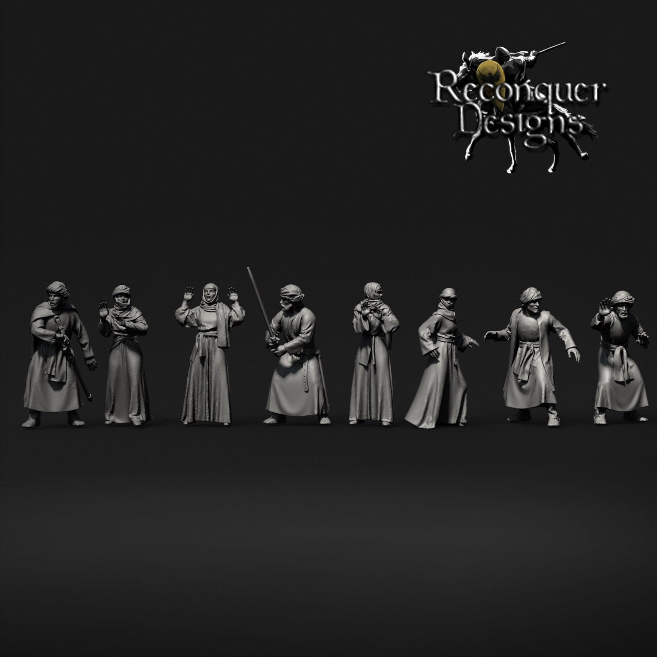 Wedding Party - Resin Miniature - Tabletop miniature - Medieval Miniature