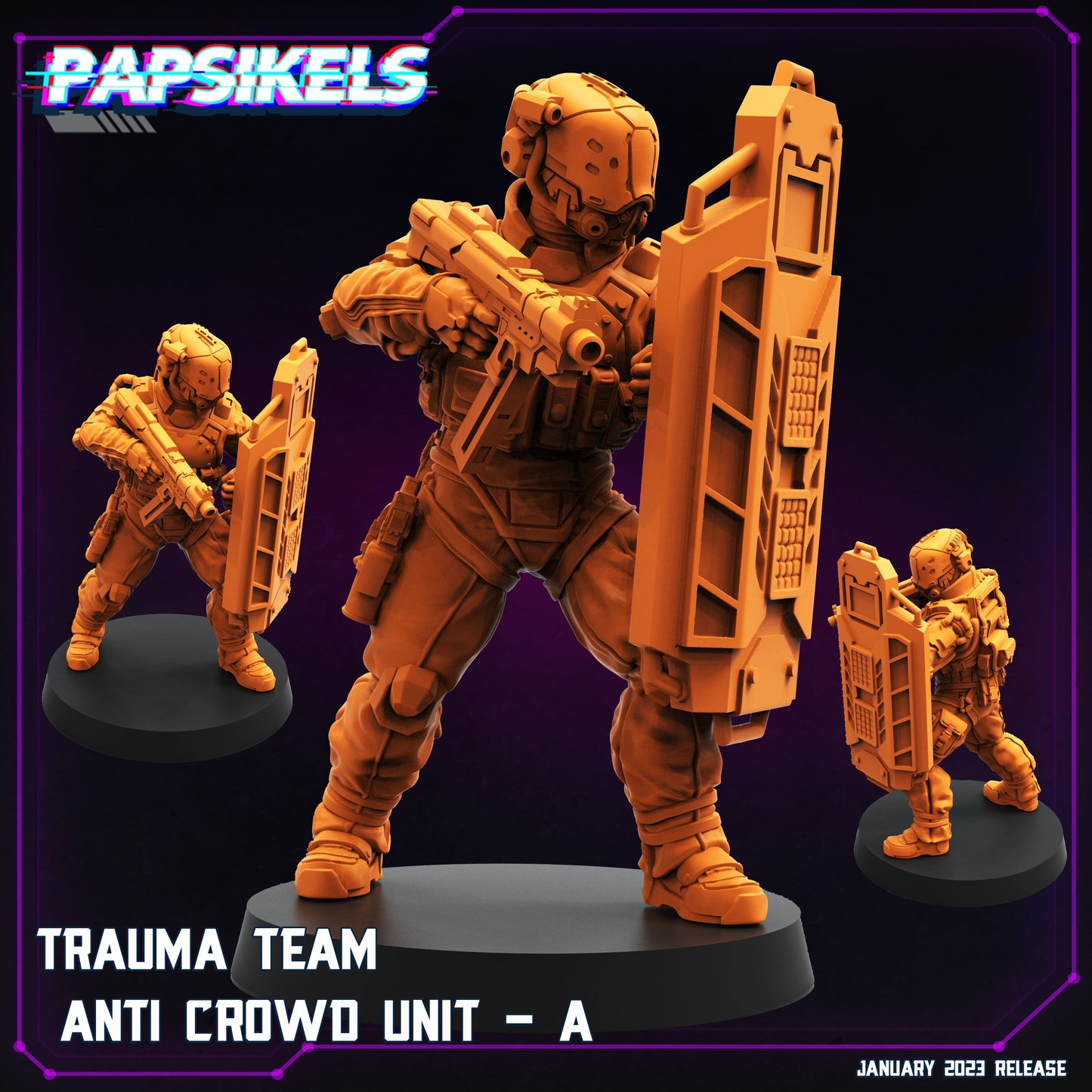 Trauma Team - Resin Miniature - Tabletop miniature - Fantasy Miniature - 32mm - D&D - Sci-fi Miniature- Papsikel