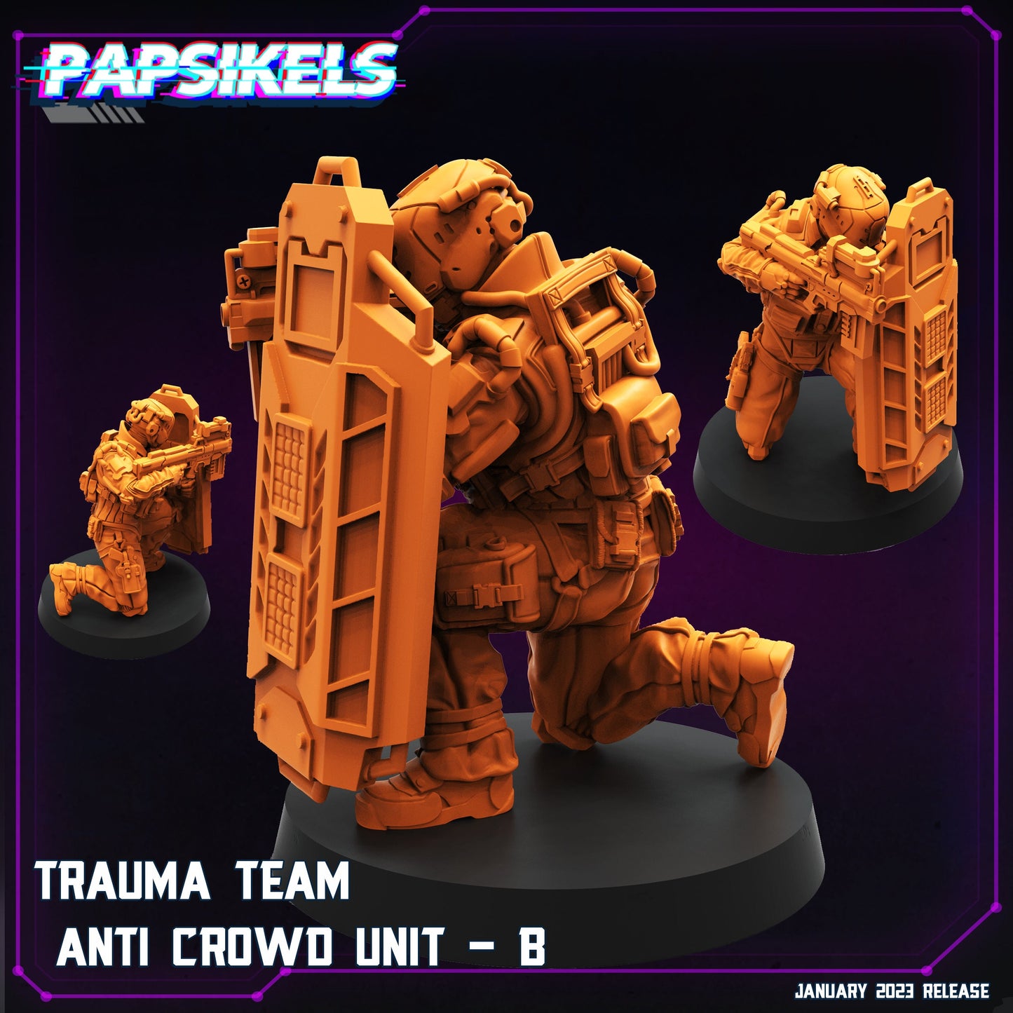 Trauma Team - Resin Miniature - Tabletop miniature - Fantasy Miniature - 32mm - D&D - Sci-fi Miniature- Papsikel