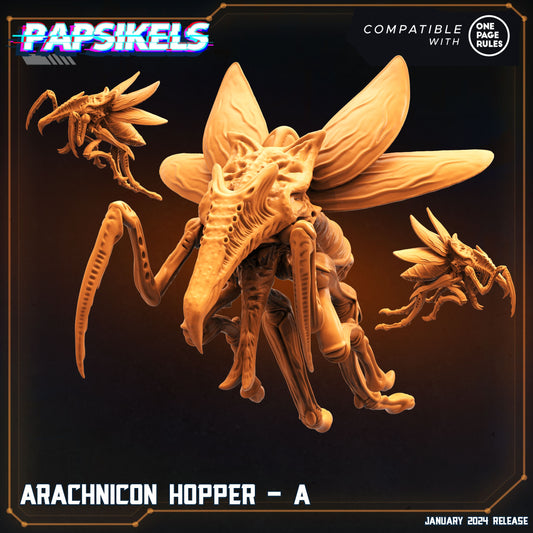 Arachnicon Hopper -  Resin Miniature - Tabletop  miniature - Fantasy Miniature - 32mm - D&D -  Sci-fi Miniature- Papsikel