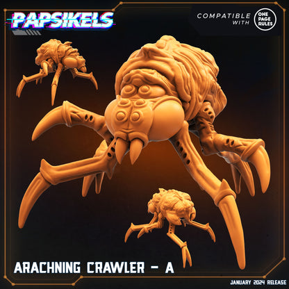 Arachnicon Crawler -  Resin Miniature - Tabletop  miniature - Fantasy Miniature - 32mm - D&D -  Sci-fi Miniature- Papsikel