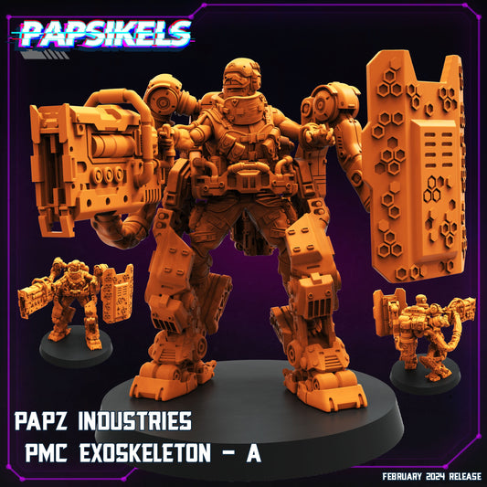 Exoskeleton - Resin Miniature - Tabletop miniature - Fantasy Miniature - 32mm - D&D - Sci-fi Miniature - Papsikel
