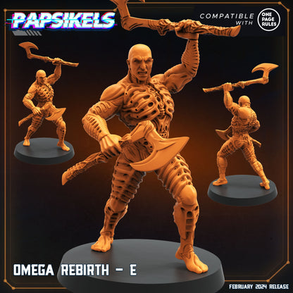 Omega Rebirth  -  Resin Miniature - Tabletop  miniature - Fantasy Miniature - 32mm - D&D -  Sci-fi Miniature - Papsikel