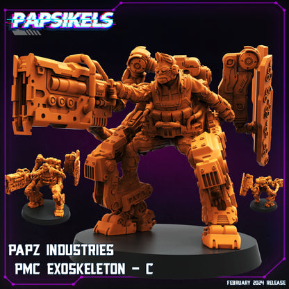 Exoskeleton  -  Resin Miniature - Tabletop  miniature - Fantasy Miniature - 32mm - D&D -  Sci-fi Miniature - Papsikel