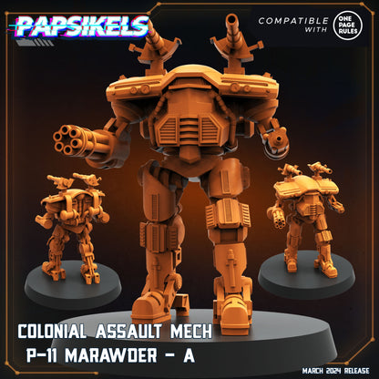 P-11 Marawder -  Resin Miniature - Tabletop  miniature - Fantasy Miniature - 32mm - D&D -  Sci-fi Miniature- Papsikel