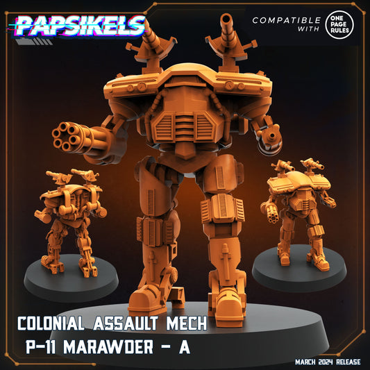 P-11 Marawder - Resin Miniature - Tabletop miniature - Fantasy Miniature - 32mm - D&D - Sci-fi Miniature- Papsikel