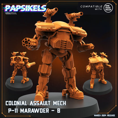 P-11 Marawder -  Resin Miniature - Tabletop  miniature - Fantasy Miniature - 32mm - D&D -  Sci-fi Miniature- Papsikel