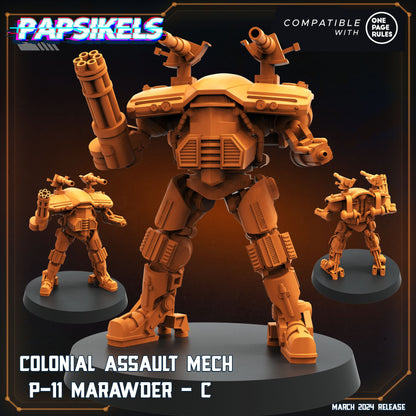 P-11 Marawder -  Resin Miniature - Tabletop  miniature - Fantasy Miniature - 32mm - D&D -  Sci-fi Miniature- Papsikel