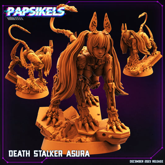 Stalker Asura -  Resin Miniature - Tabletop  miniature - Fantasy Miniature - 32mm - D&D -  Sci-fi Miniature- Papsikel