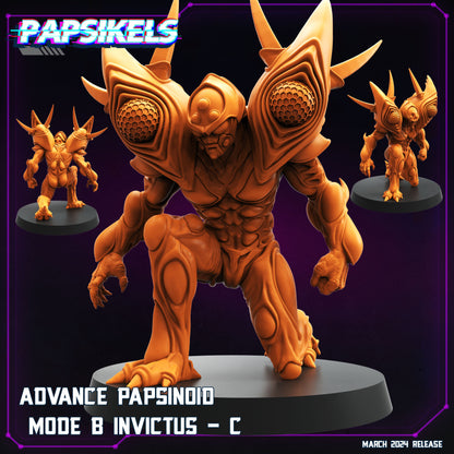 Advance Papsinoid -  Resin Miniature - Tabletop  miniature - Fantasy Miniature - 32mm - D&D -  Sci-fi Miniature- Papsikel