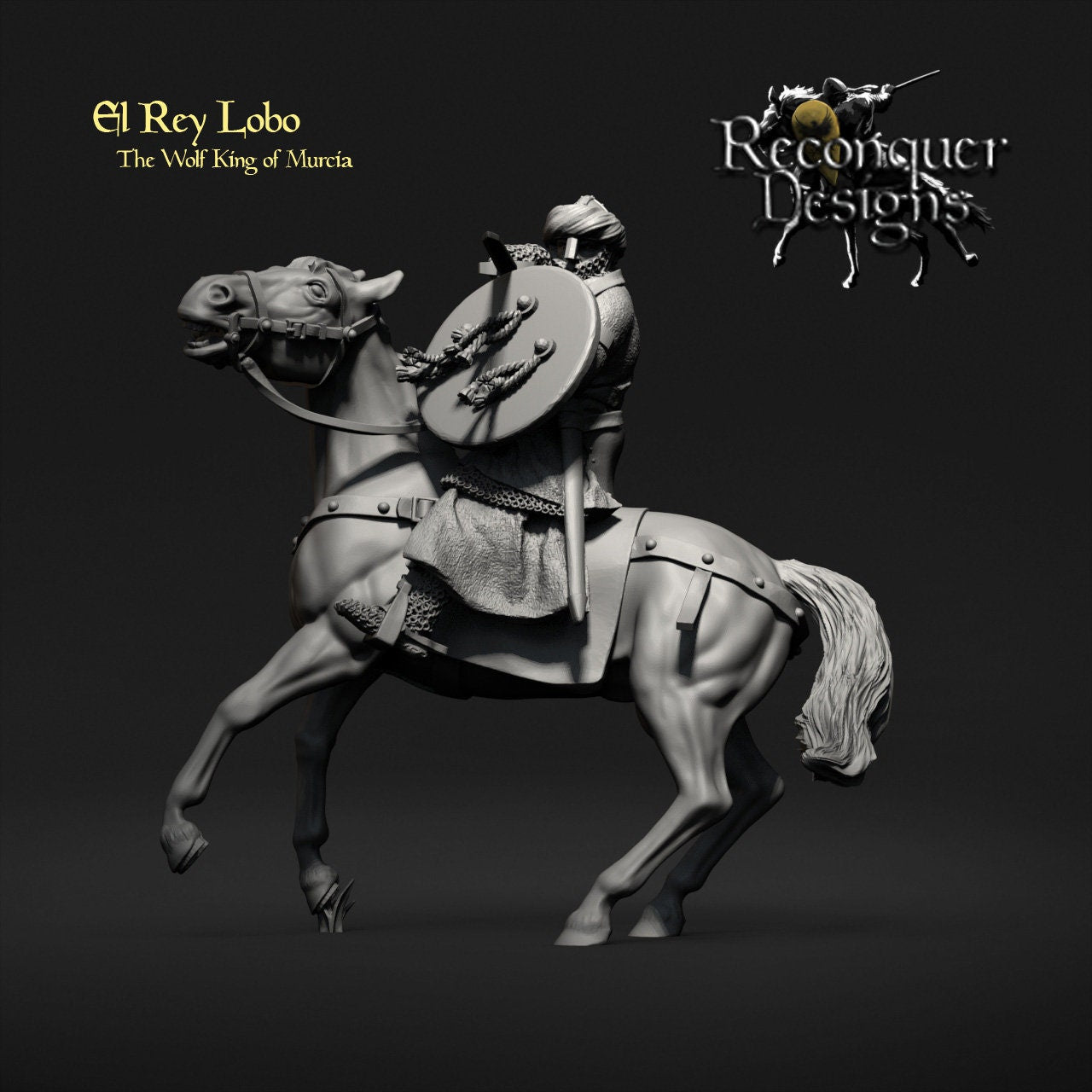 Andalusian Nobles - Resin Miniature - Tabletop miniature - Medieval Miniature