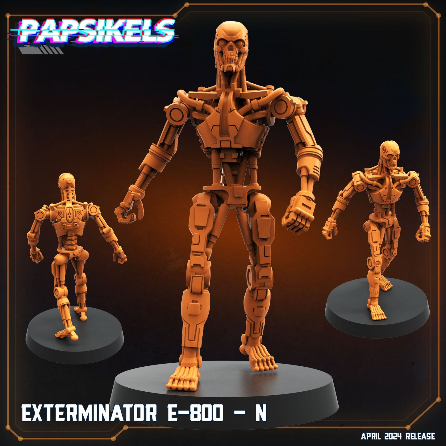 Exterminator -  Resin Miniature - Tabletop  miniature - Fantasy Miniature - 32mm - D&D -  Sci-fi Miniature - Papsikel