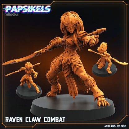 Raven Claw -  Resin Miniature - Tabletop  miniature - Fantasy Miniature - 32mm - D&D -  Sci-fi Miniature - Papsikel