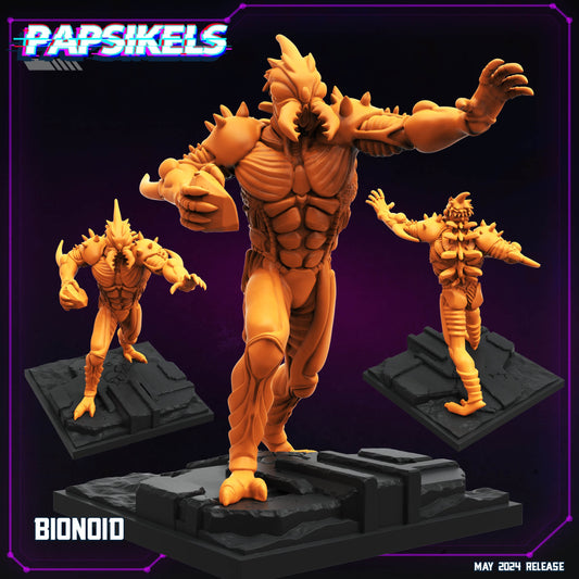 Bionoid - Resin Miniature - Tabletop miniature - Fantasy Miniature - 32mm - D&D - Sci-fi Miniature - Papsikel
