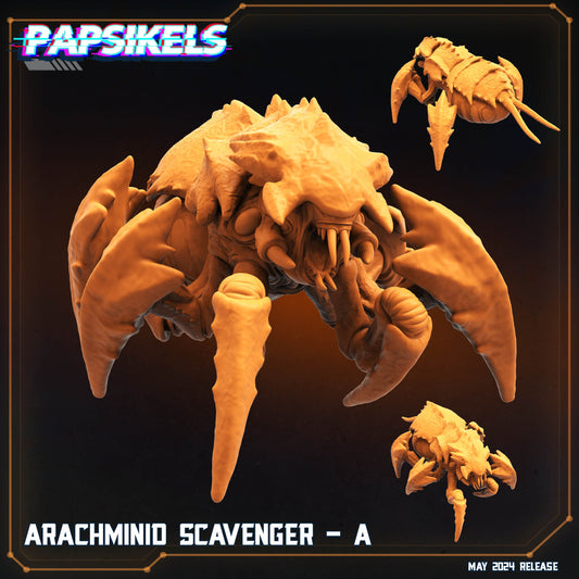 Arachminid Scavenger -  Resin Miniature - Tabletop  miniature - Fantasy Miniature - 32mm - D&D -  Sci-fi Miniature - Papsikel