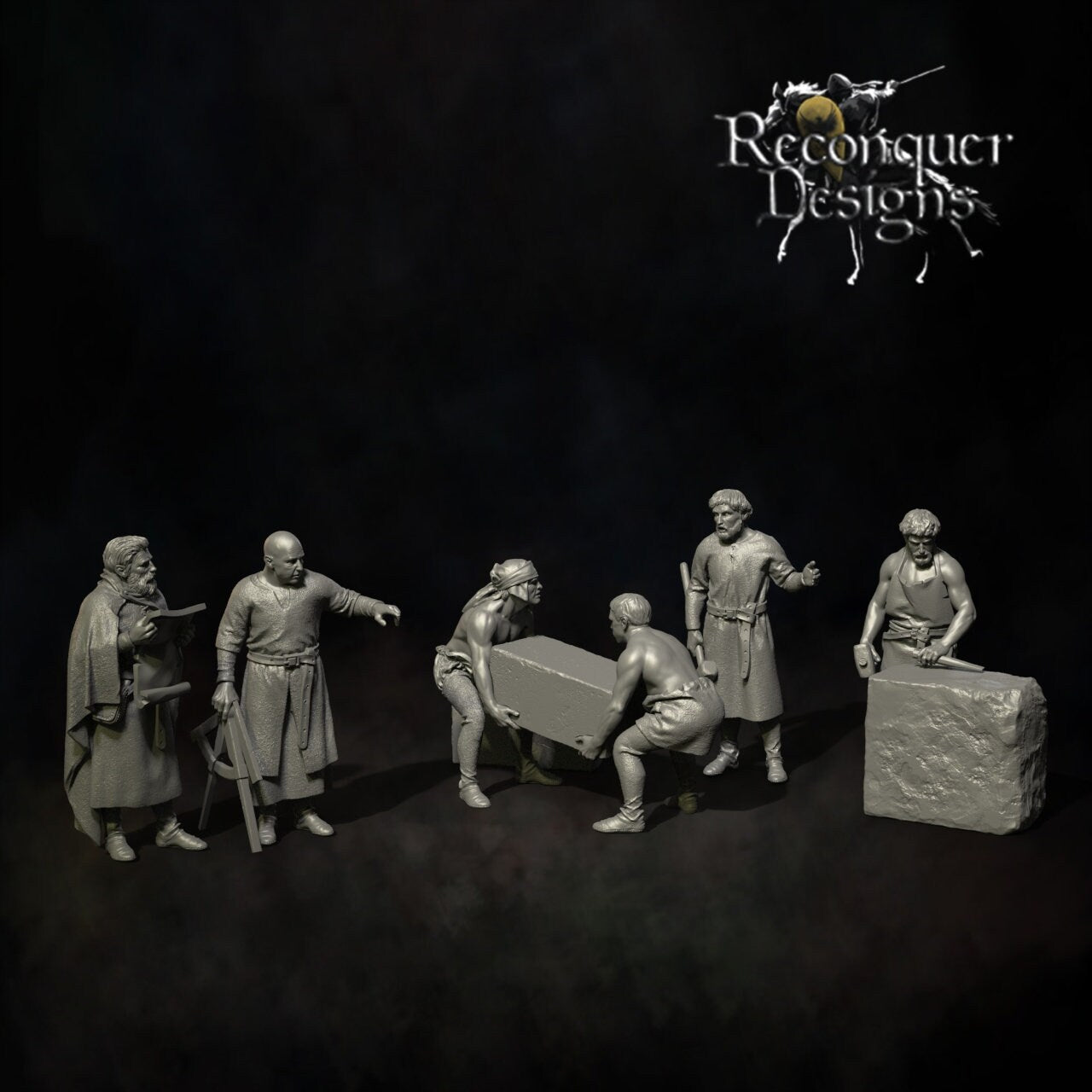Craftsmans - Resin Miniature - Tabletop miniature - Medieval Miniature - 28mm