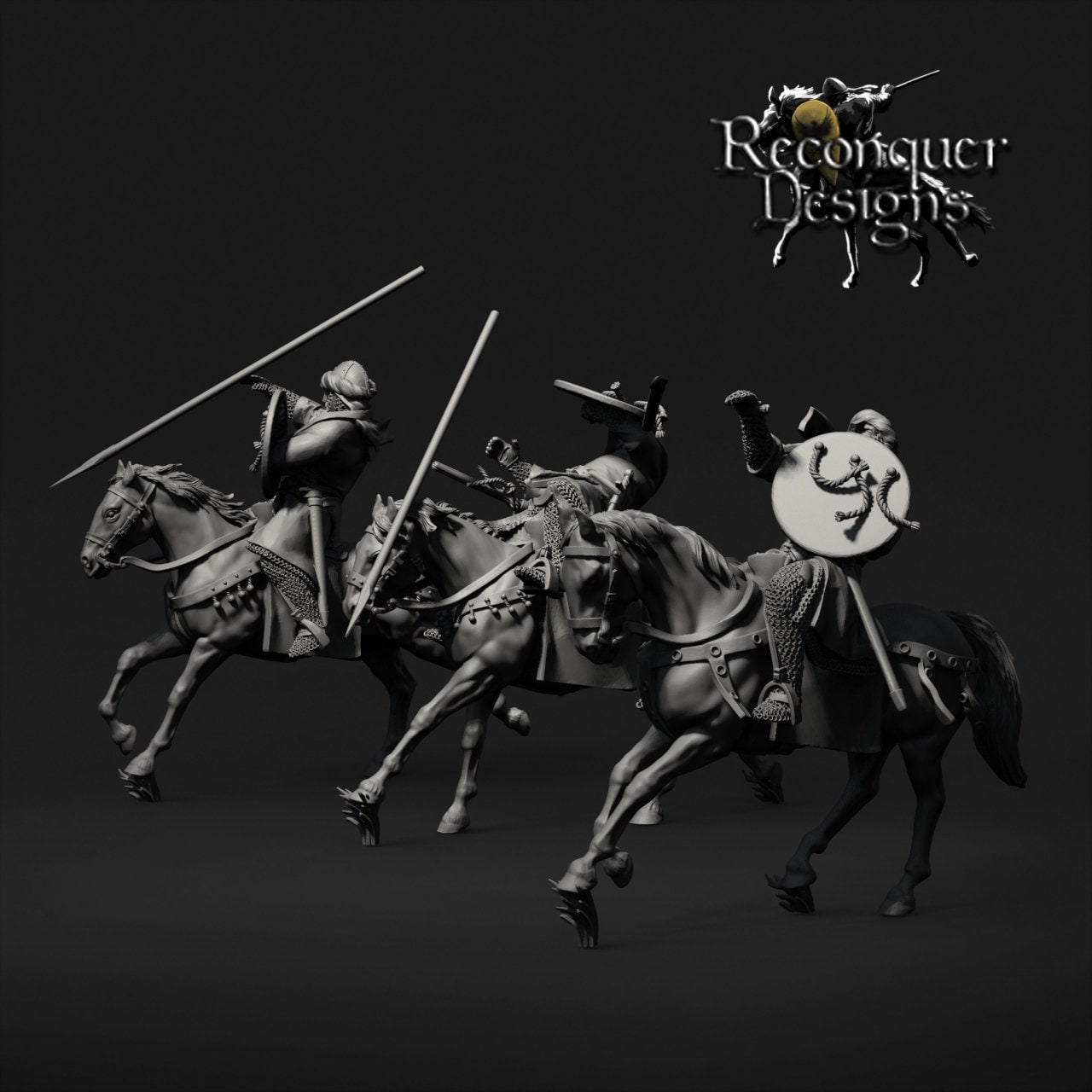 Andalusian Casualties -  Resin Miniature - Tabletop  miniature - Medieval Miniature