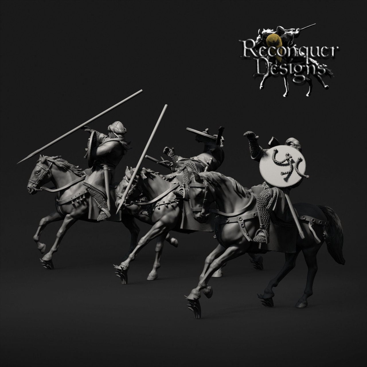 Andalusian Casualties - Resin Miniature - Tabletop miniature - Medieval Miniature