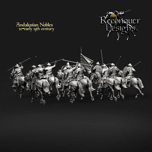 Andalusian Nobles - Resin Miniature - Tabletop miniature - Medieval Miniature