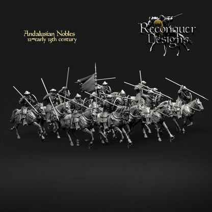 Andalusian Nobles - Resin Miniature - Tabletop miniature - Medieval Miniature